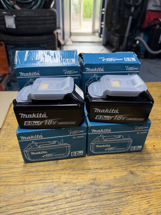 Акумулятор Makita Li-ion BL1860B 18В 6.0 Ah
