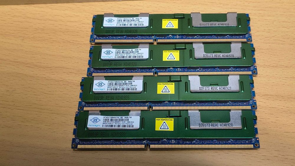 Nanya 4GB DDR3 2Rx4 PC3 NT4GC72B4NA1NL-BE