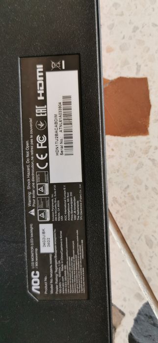 Monitor Aoc 24g2u 144hz