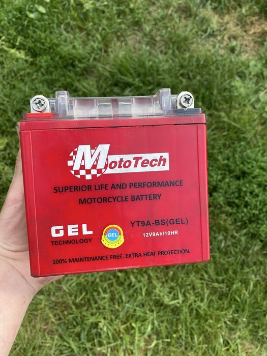 Акумулятор MotoTech YT9A-BS (GEL) 12V 9Ah.