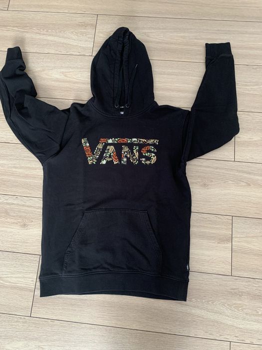 Bluza męska czarna z ozdobnym przodem vans M