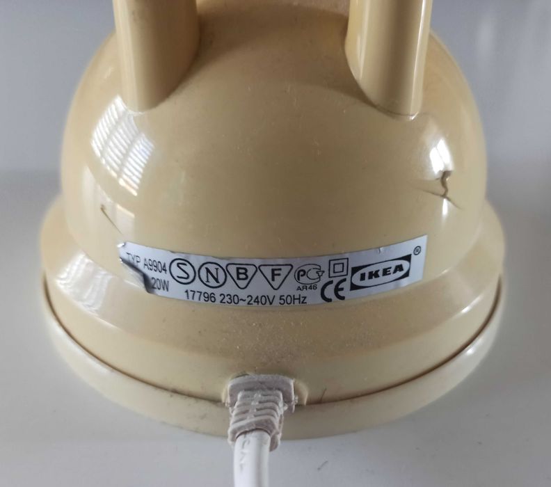 regulowana lampka biurkowa LED z IKEA przewodowa 20W - bez żarówki