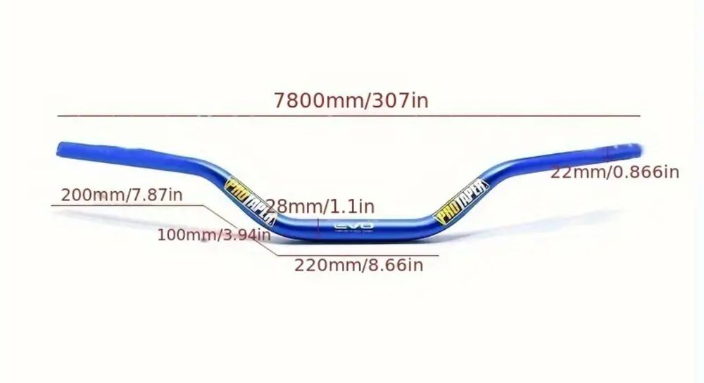 Кермо/руль мотоцикла PROTAPER  зі змінним перетином з 22/28мм та 22мм