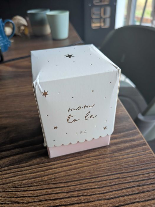 Szarfa na baby shower "Mom to be"