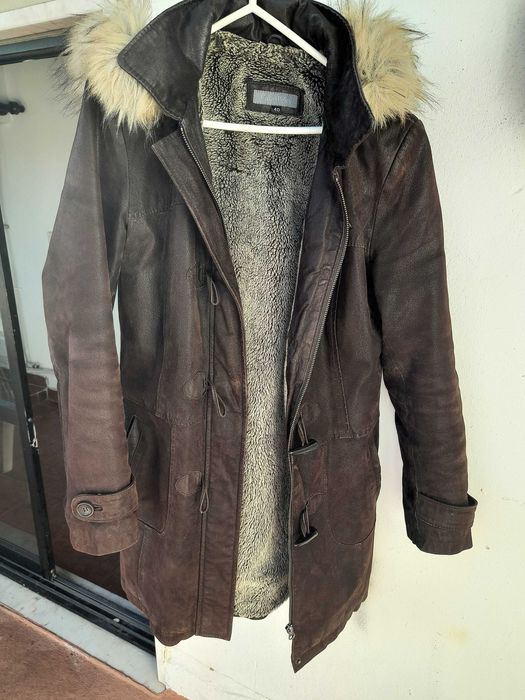 Promoção Casaco em Pele Genuína p o Inverno!