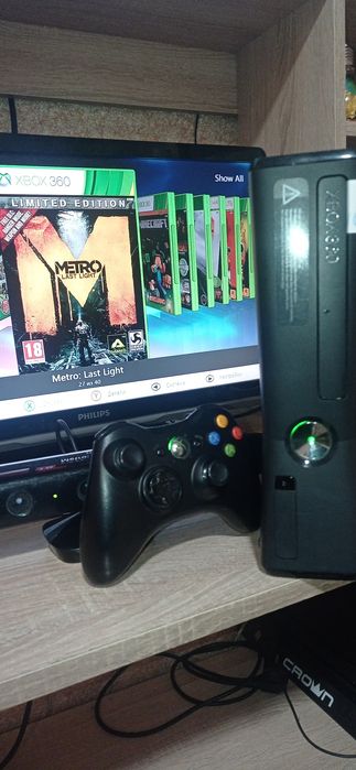 Xbox 360 Slim. Aurora, Kinekt.250gb