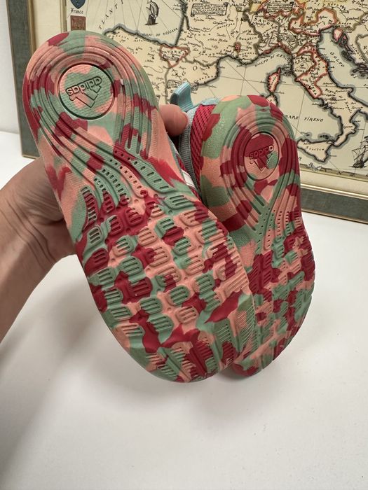 Adidasy, rozm. 27, dla dziewczynki , róż-mięta