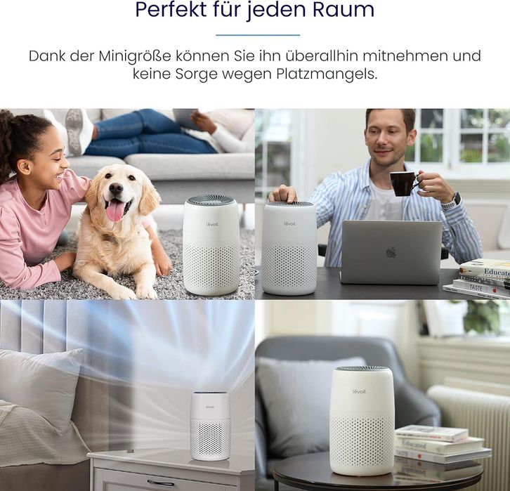 Oczyszczacz powietrza dla alergików wymienne filtry HEPA pleśń kurz