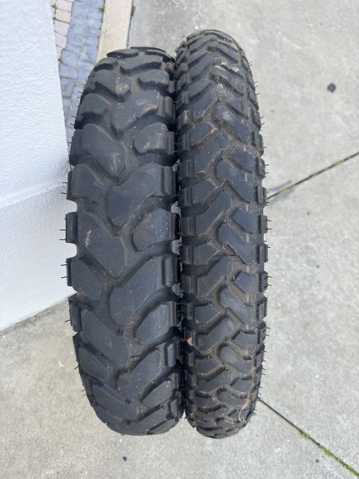 Pneus moto 130/80/18 e 90/90/21