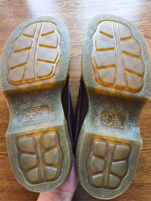 Dr. Martens Buty Buzz 5-Eye Grizzly Leather Shoes