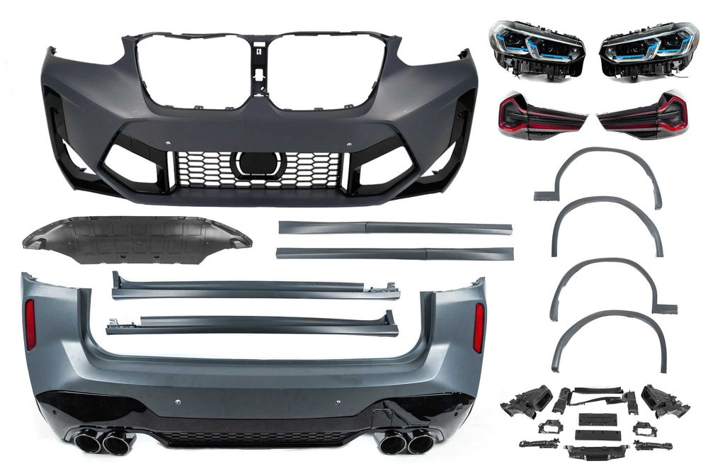 Обвес BMW X3 G01 X3M LCI рестайлинг + оптика комплект