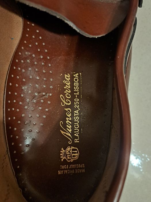 Sapatos Senhor de Couro Genuíno