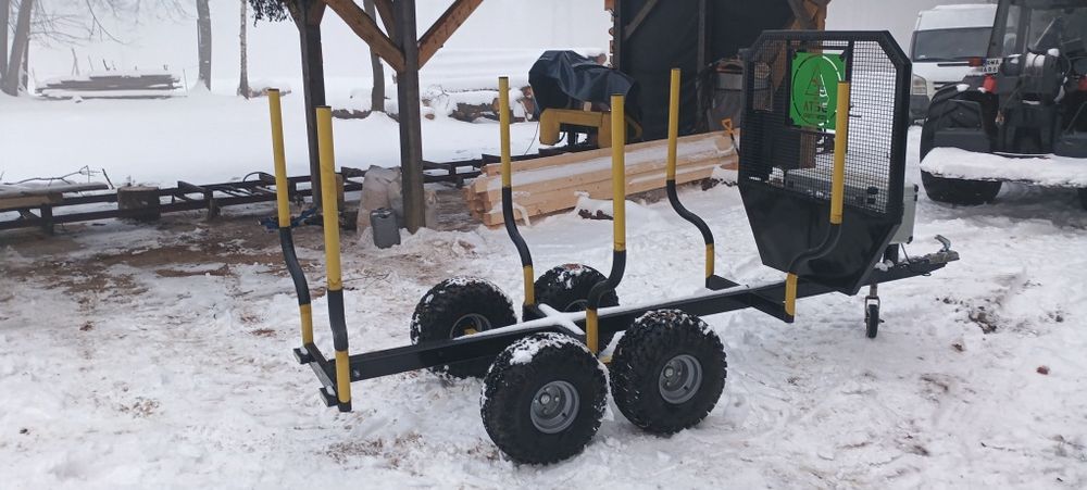 Przyczepa do traktora/ quada tandem