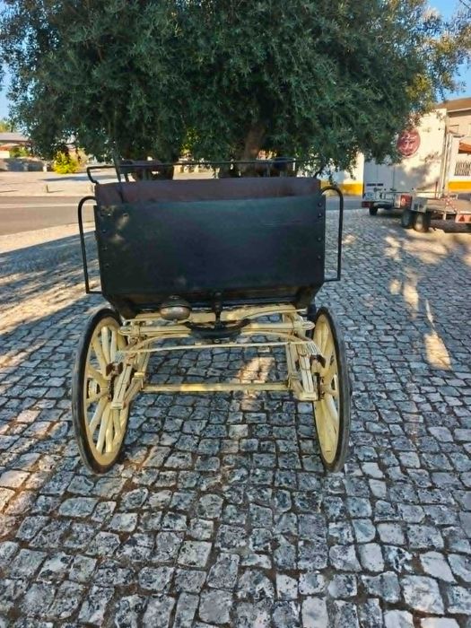 ANTIGO Braek Saloio, Finais Séc. XIX. Charrete Clássica (ou carruagem ligeira de estilo Phaeton / Milord)