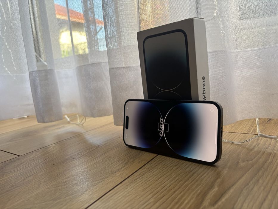 Iphone 14 pro idealny stan 100% bateria etui szklo klabel