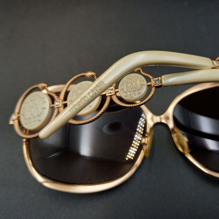 Okulary vintage, Roberto Cavalli, retro