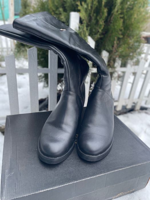 Зимові шкіряні чоботи . Шкіряні сапоги