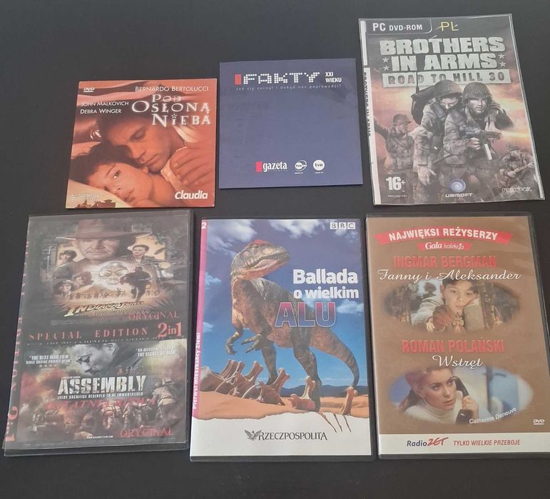 Plyty dvd rozne zestaw