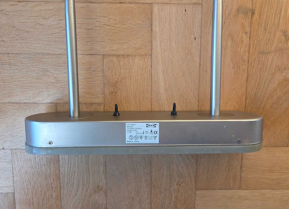 Kinkiet Ikea Basisk V0405 2x G9