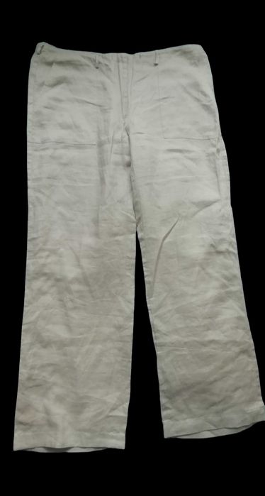 Lniane spodnie, ok L