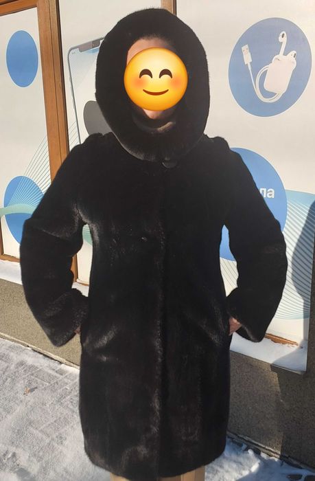 Шуба норка Blacknafa, 48-50 укр.розмір, 110 довжина