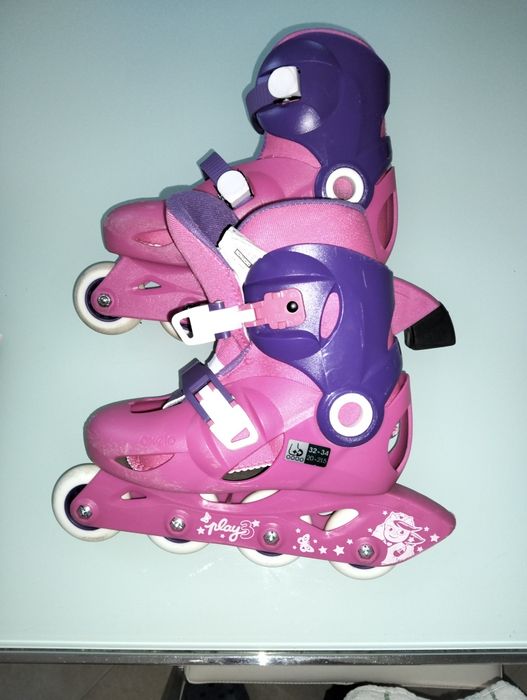 Patins em linha como novos