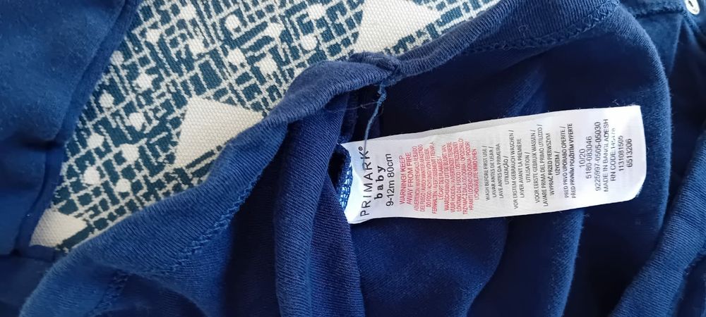 Bodys de algodão bebé 9-12 meses