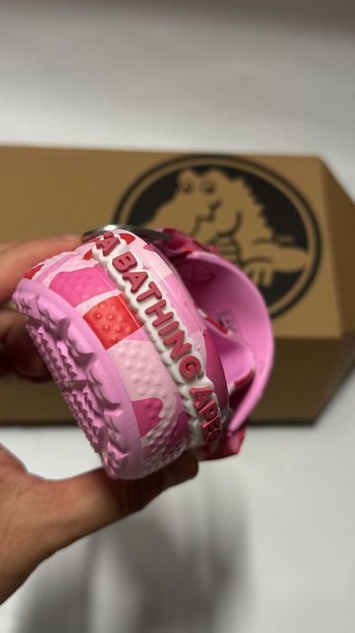 Buty Crocs x BAthing ape pink, rozmiar 36-37