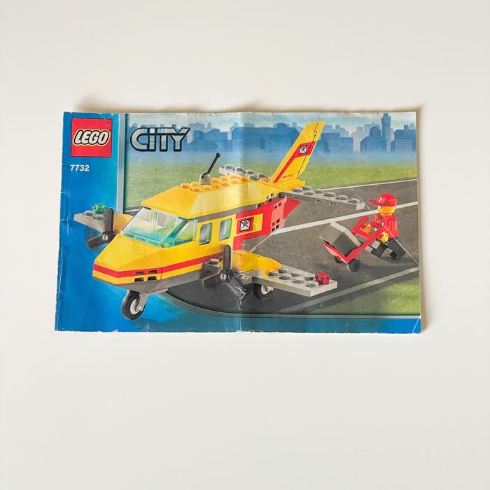 Lego 7731 e 7732 Air Mail/Van Conjunto 2008 Completo com Instruções