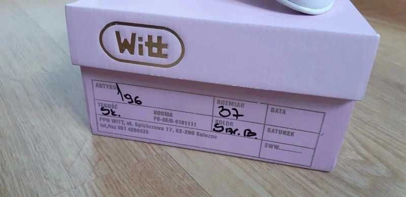 Buty do ślubu rozmiar 37, producent Witt.