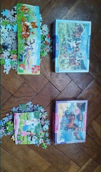 Продам пазли від 6+