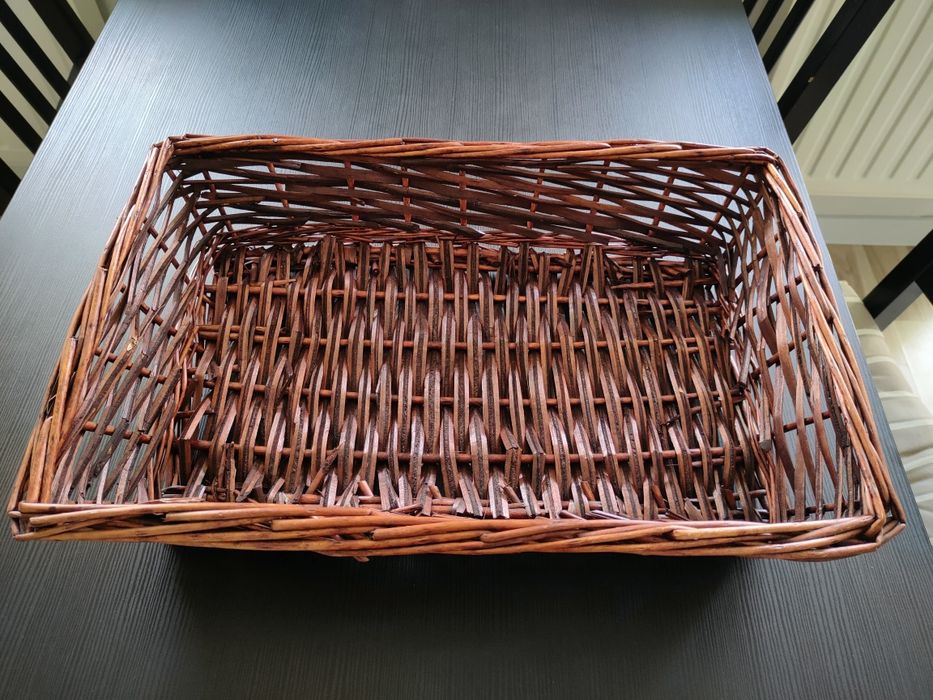 Kosz wiklinowy dobry na prezent 30x45cm