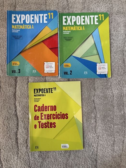 Manuais Matemática A 10 11 12 Ano + Cadernos