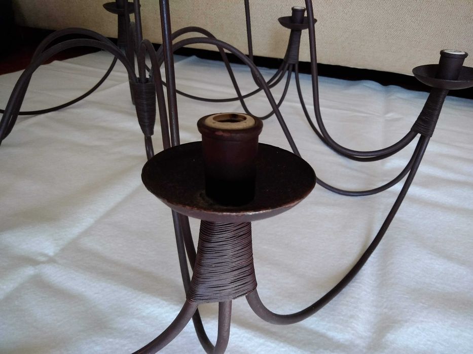 candeeiro de tecto - Lustre -  em ferro64751551898370123