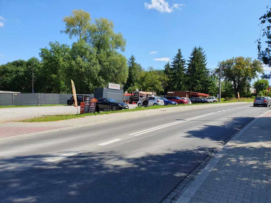 Wynajmę miejsce na placu - Kraków ul. Myślenicka - bardzo duży ruch