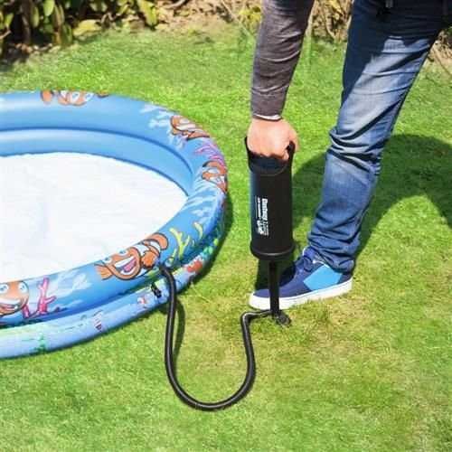 Pompka dwukierunkowa ręczna do basenu materacy pontonów 30 cm