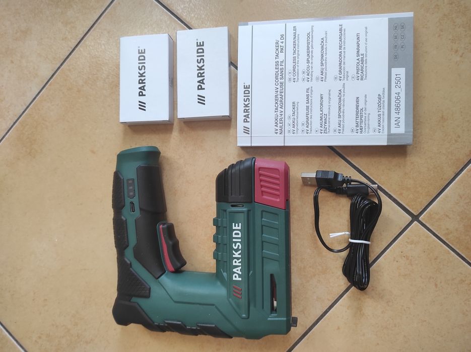 Степлер акумуляторний НІМЕЧЧИНА Parkside PAT 4 D6 аккумуляторный