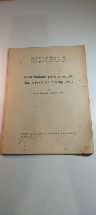 Contribuição para o Estudo das Cervejas Portuguesas (1937)