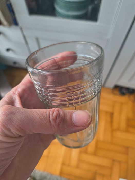 Szklanka musztardówka kubek wintage vintage PRL