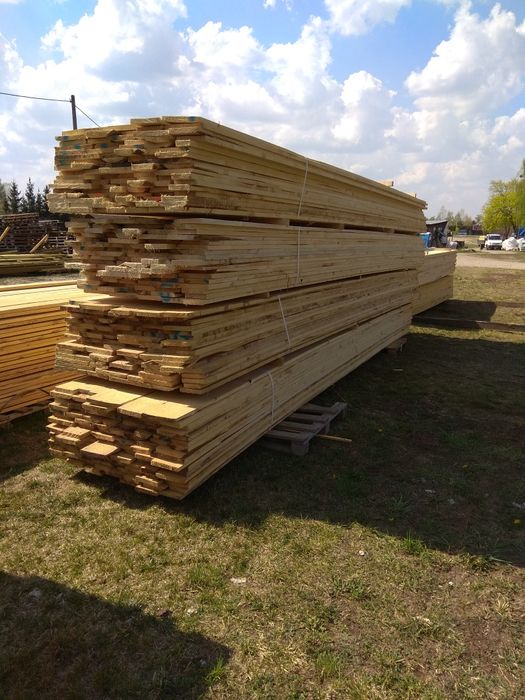 Deski calówki (25 mm) budowlane, szalunkowe i na dachy.