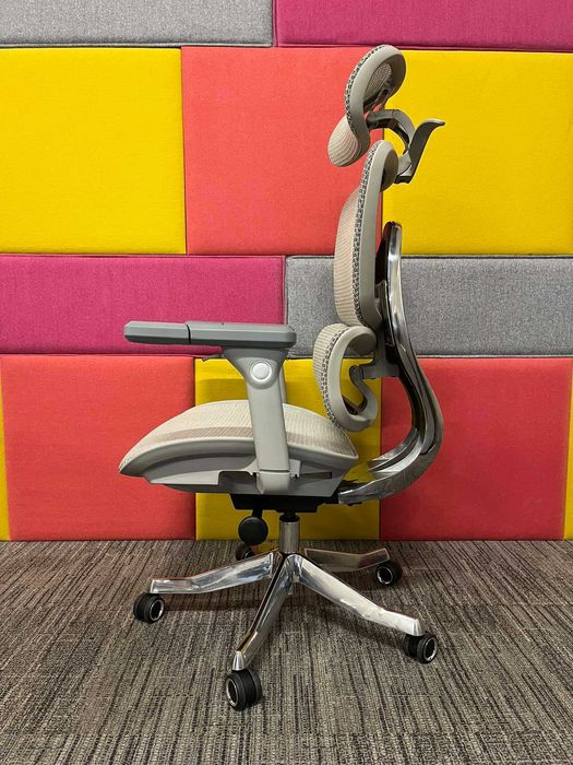 NOWY Fotel biurowy obrotowy ergonomiczny Ergoup Alien szary okazja!