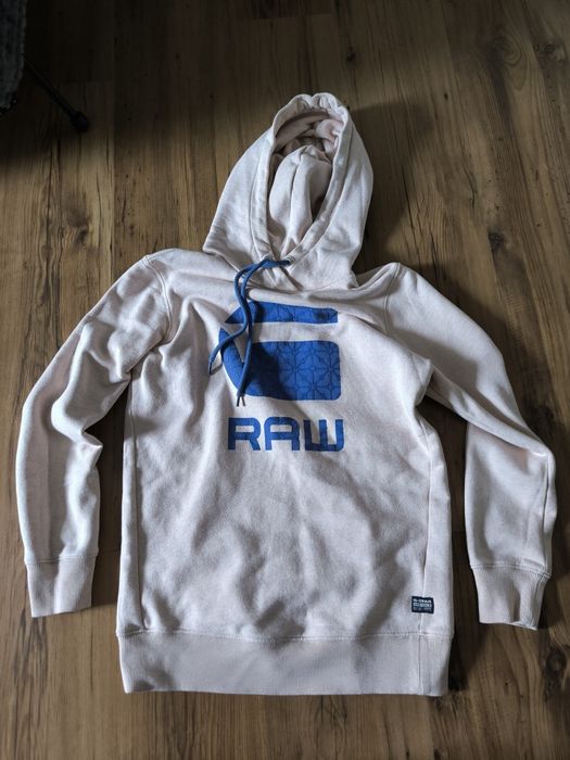 G-star Raw bluza damska z kapturem XS pudrowy róż