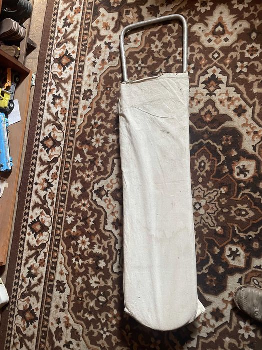 доска гладильная советская самодельная (ножка - алюминиевая труба)