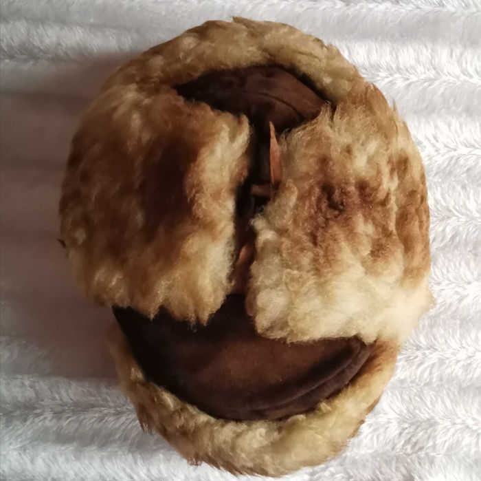 Шапка ушанка, овчина