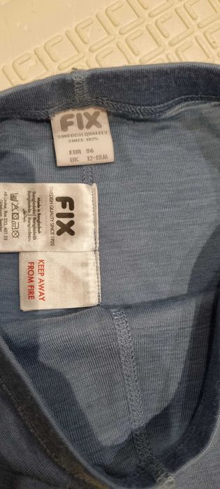 Zestaw merino 100% niebieski 86 do 92 Fix Lindex Janus