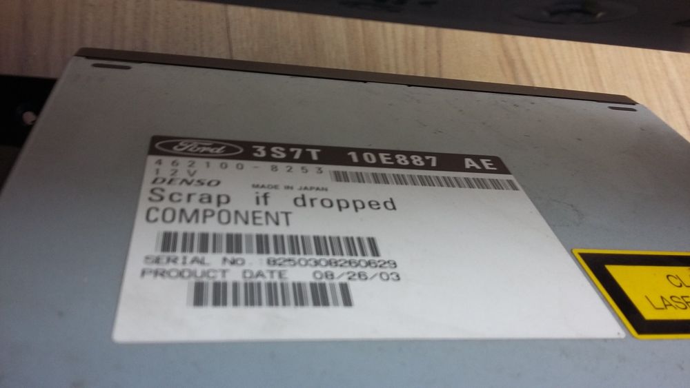 czytnik navi dvd mocowanie wspornik ford mondeo mk3 3s7t10e887ae oe eu