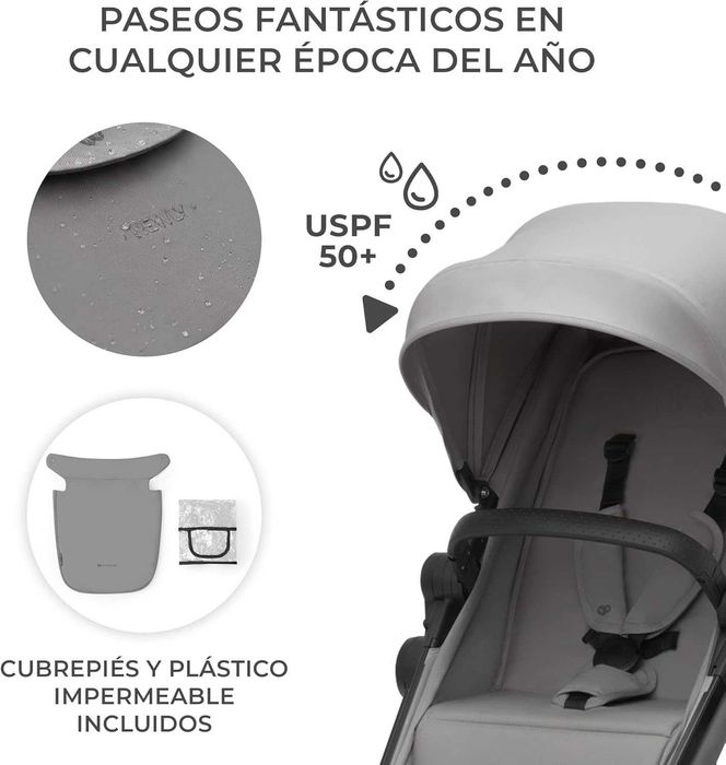 Carrinho de bebé KINDERKRAFT 3 em 1 (NOVO)