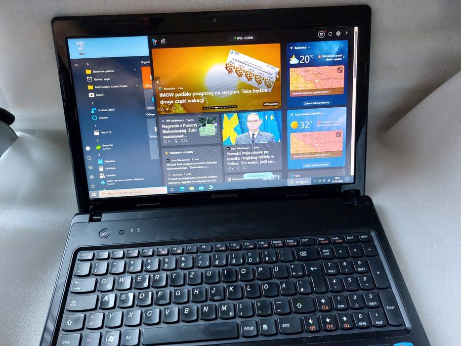 Lenovo G575 AMD E-450. Grafika Radeon HD 6320