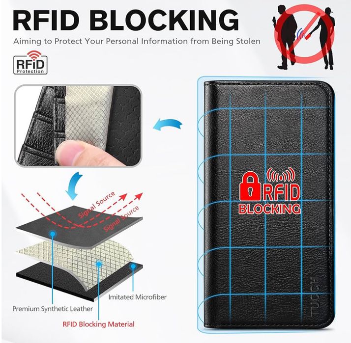 TUCCH Etui / Case do iPhone 17 Pro, kolor czarny