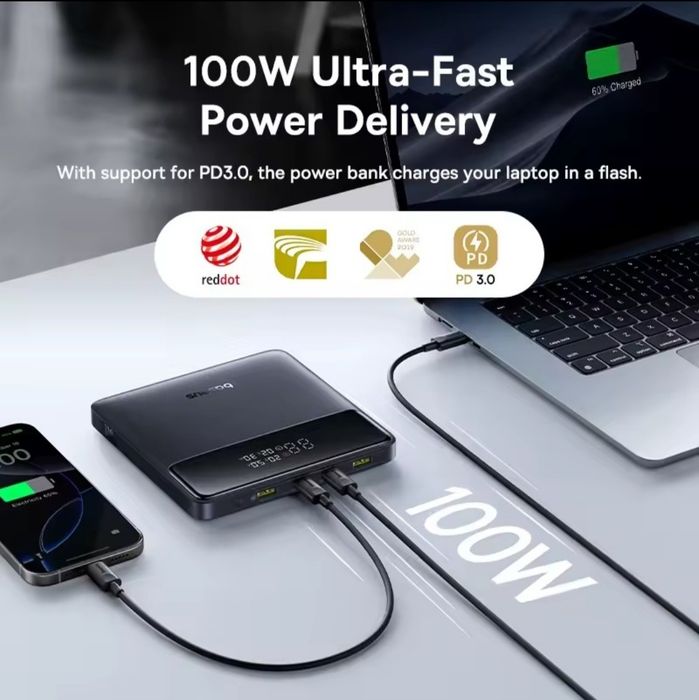 Повербанки Baseus Blade H1 100W  20000 mAh